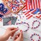 30 Sets Memorial Day Beaded Bracelet Kit, 1029 Pcs Red White Blue DIY Patriotic Bracelet Making Set with USA Letter Beads, Flag Charms, Cards and Bags for Memorial Day Party Favors